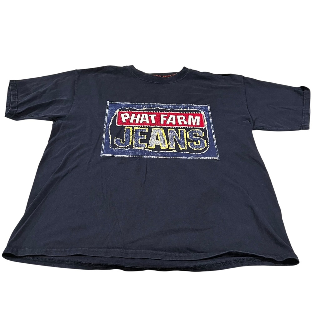 Phat Farm Jeans Navy T-Shirt - Men's Size XL